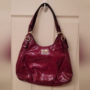 Coach patent leather shoulder bag (EUC)